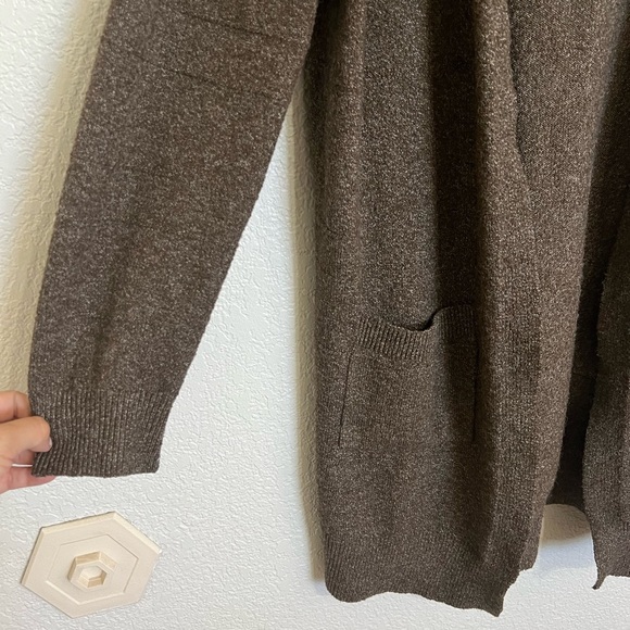 Olive + Oak Brown Hooded Cardigan - Picture 3 of 8